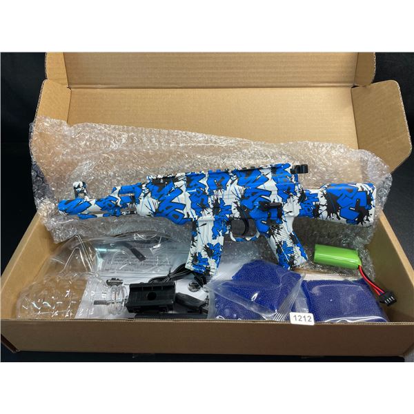 Lot of 1 Electric/Automatic Gel Ball Blaster Gun Toy Set - Blue - Brand New!