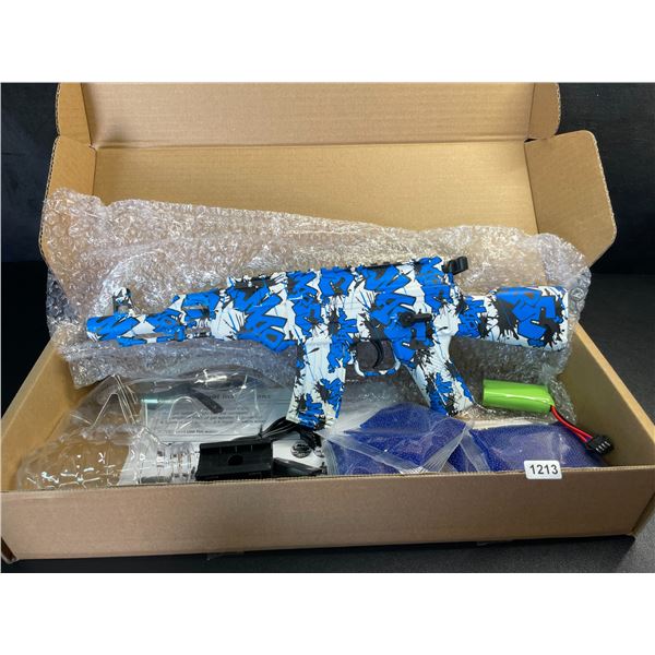 Lot of 1 Electric/Automatic Gel Ball Blaster Gun Toy Set - Blue - Brand New!