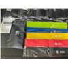 Image 3 : Lot of 10 Packs of Hoyotik Resistance/Workout Bands - Brand New! Set of 5 Each (Assorted Strengths)