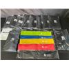 Image 2 : Lot of 10 Packs of Hoyotik Resistance/Workout Bands - Brand New! Set of 5 Each (Assorted Strengths)