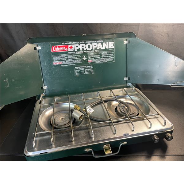 Lot of 1 Coleman Propane Stove - Used - Good Shape