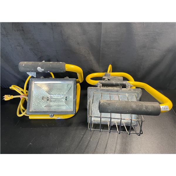 Lot of 2 Work Lights - Used - Work
