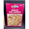 Image 3 : Lot of 3 Vintage Board Games - Snakes & Ladders, Sea Battle, Cops & Robbers - Used