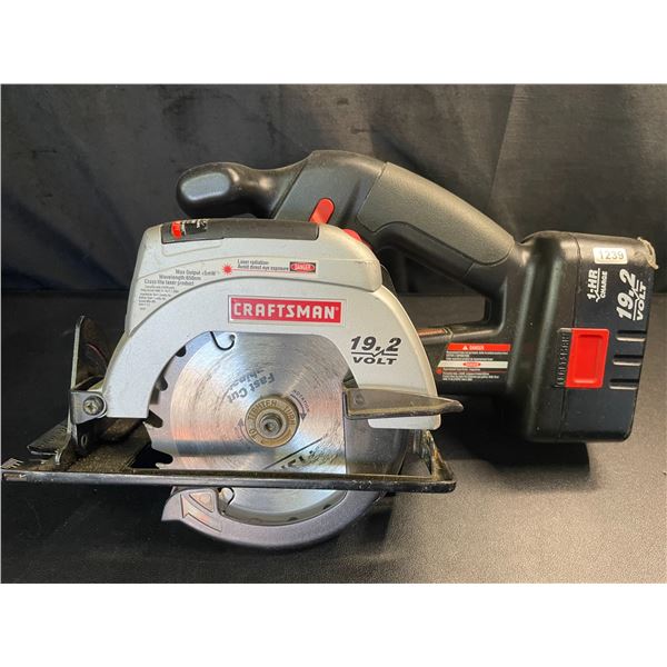 Lot of 1 Craftsman Circular Saw - Used - With Battery