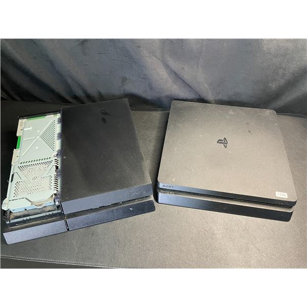 Lot of 2 Playstation 4 Consoles - Used - For Parts/Repair