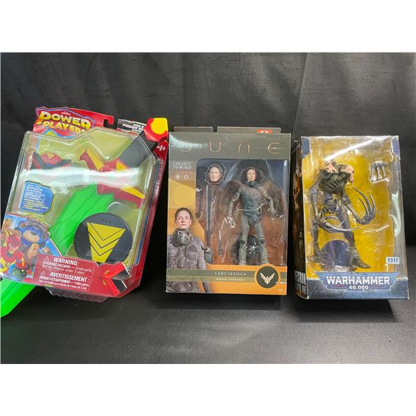 Lot of 3 Assorted Toys/Action Figure Toy Sets - Brand New