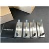 Image 2 : Lot of 10 Boxes of Stainless Steel Coat Hooks - 4PCS per Box - 3M Backing - Brand New!