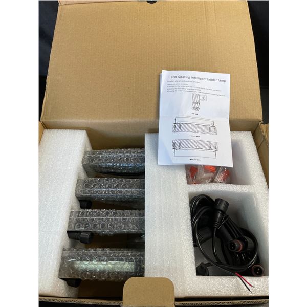 Lot of 1 Box of Tovotum 4-Pack Hardscape Paver Lights/LED Step Lights - 3W 7inch - Brand New