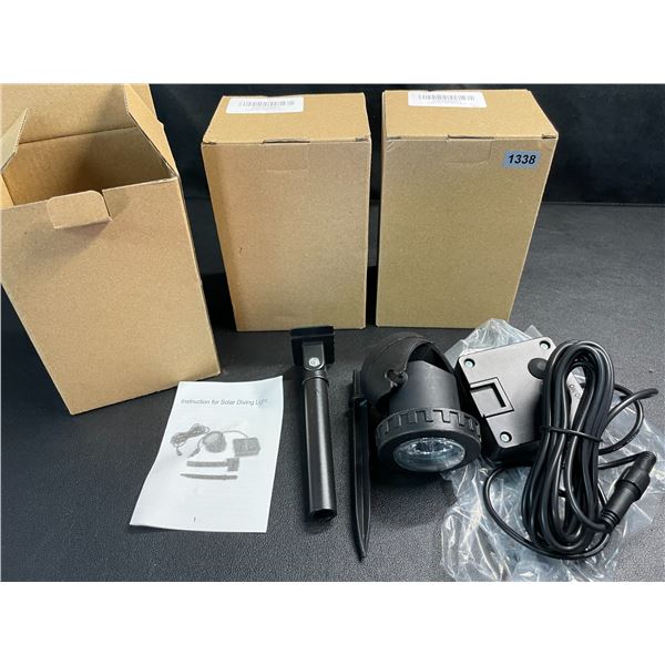 Lot of 3 Solar Diving Lights - Brand New