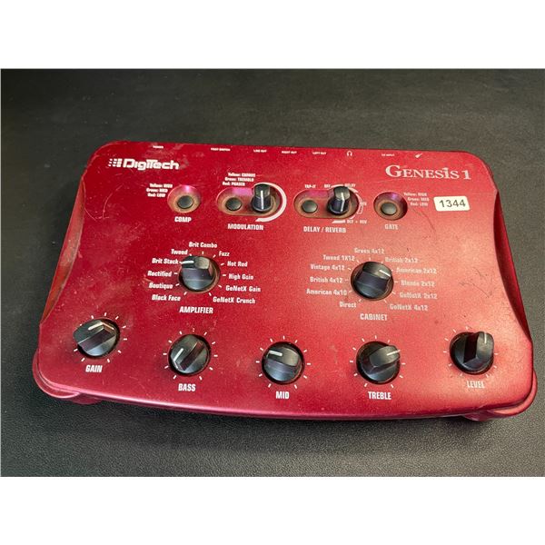 Lot of 1 Digitech Genesis 1 Multi-Effect Guitar Processor - Used