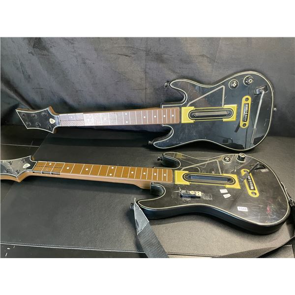 Lot of 2 Guitar Hero Power Wireless Guitar Controllers for Xbox One - Used