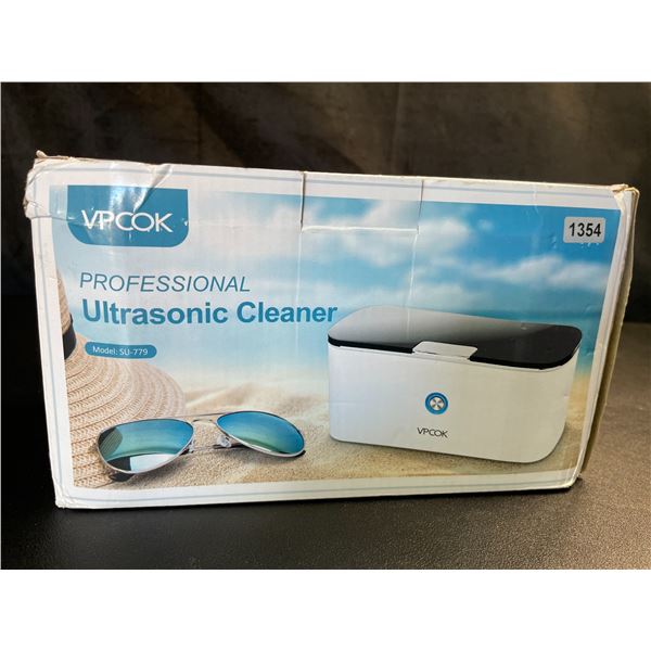 Lot of 1 Vpcok Professional Ultrasonic Cleaner Jewelry Cleaner Device - New