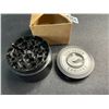 Image 2 : Lot of 1 Custom Engraved Metal "Herb" Grinder - Vancouver Canucks Design - Brand New!