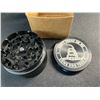 Image 2 : Lot of 1 Custom Engraved Metal "Herb" Grinder - Brand New!