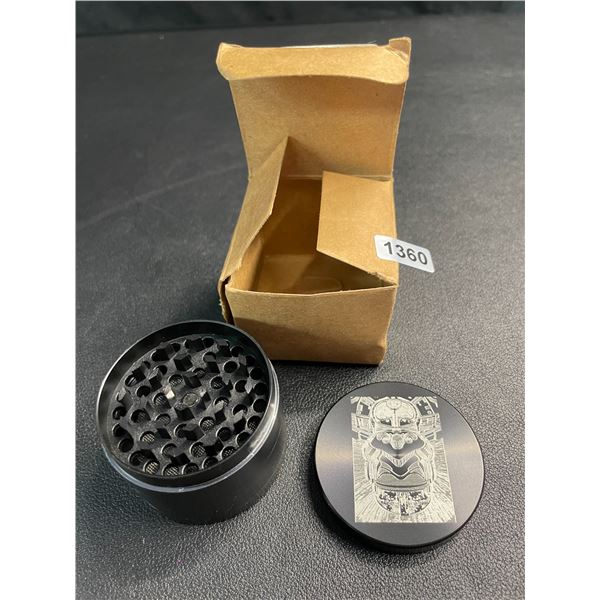 Lot of 1 Custom Engraved Metal "Herb" Grinder - Brand New!