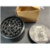 Image 2 : Lot of 1 Custom Engraved Metal "Herb" Grinder - Brand New!