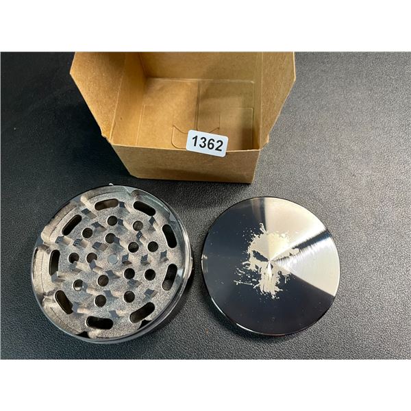 Lot of 1 Custom Engraved Metal "Herb" Grinder - Brand New!