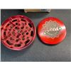 Image 2 : Lot of 1 Custom Engraved Metal "Herb" Grinder - Brand New!