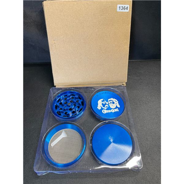 Lot of 1 Custom Engraved Metal "Herb" Grinder - Cheech & Chong - Brand New!