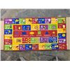Image 1 : Lot of 1 Kids Alphabetical Educational Play Rug/Carpet - 60in x 31in Large Size - Brand New