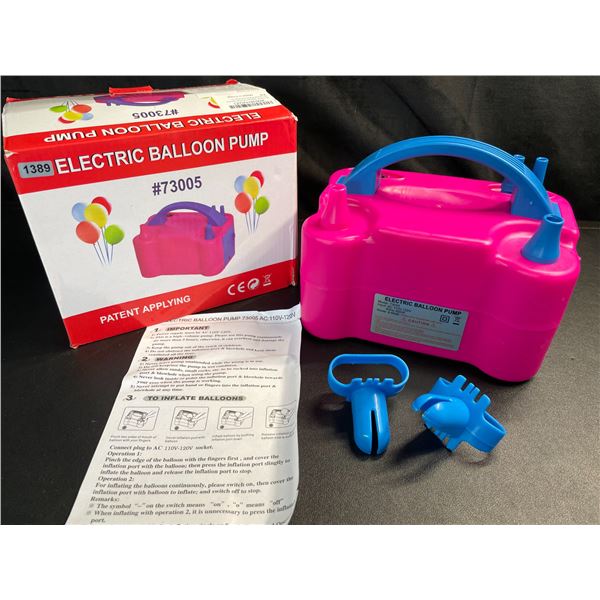 Lot of 1 Electric Balloon Pump - Brand New!