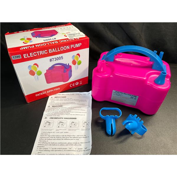 Lot of 1 Electric Balloon Pump - Brand New!