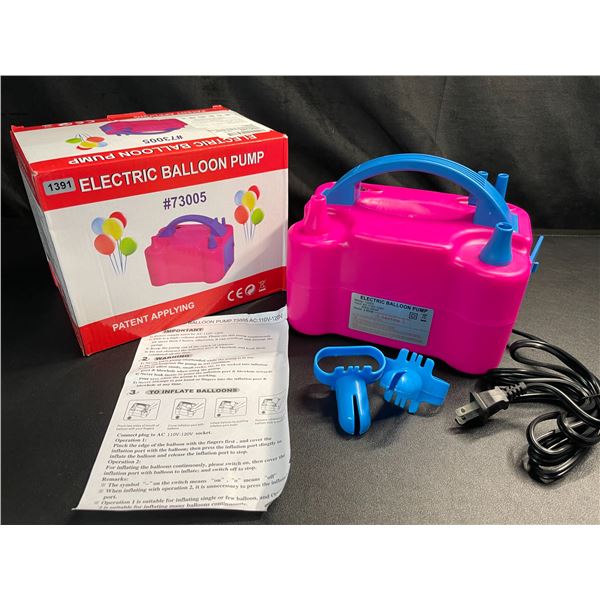 Lot of 1 Electric Balloon Pump - Brand New!
