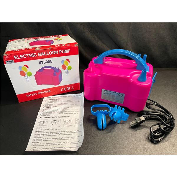 Lot of 1 Electric Balloon Pump - Brand New!