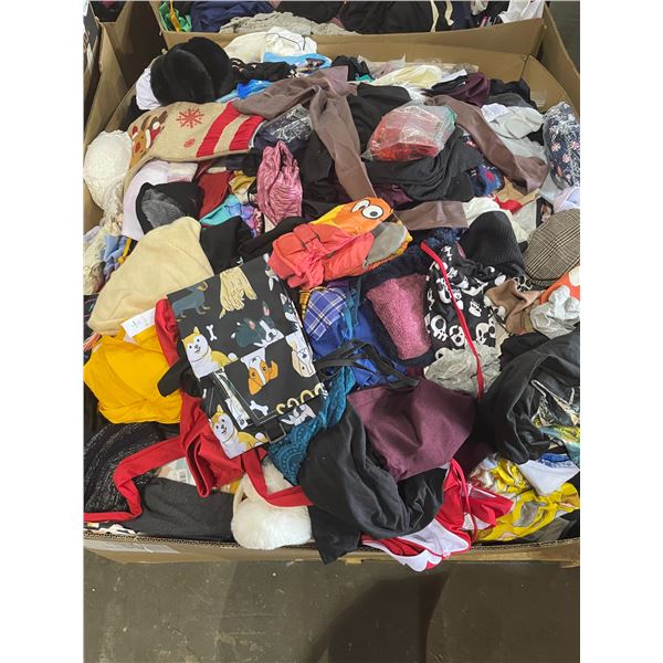 Lot of 1 Entire Pallet of Miscellaneous Clothing/"Softs" Bin - Reseller's Dream Lot! - Brand New!