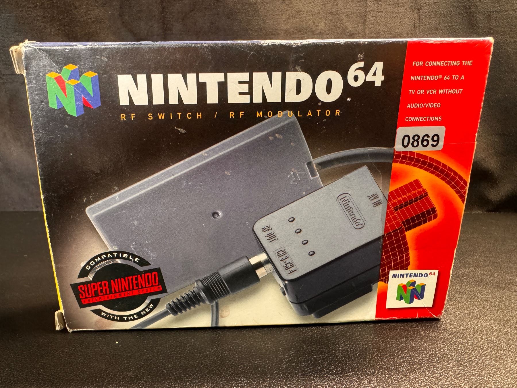 Nintendo Rf Switch Lot of 1 Official Nintendo 64 RF Switch in Box - ULTRA RARE!