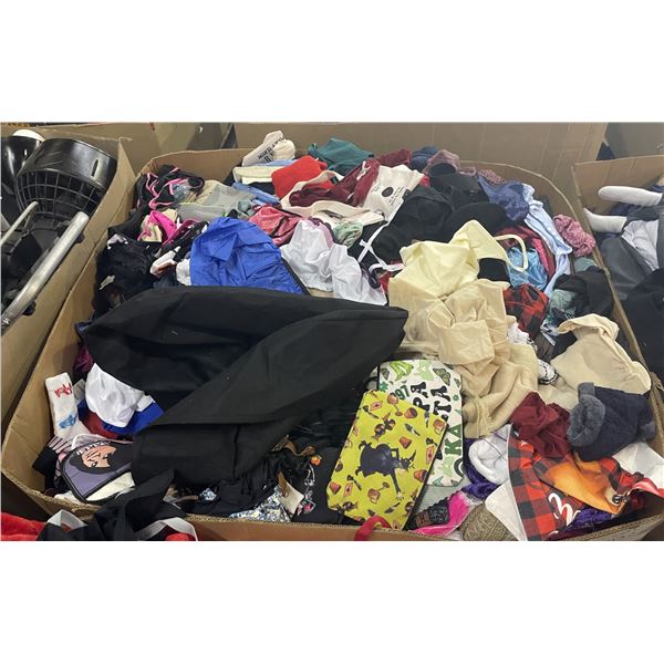 Lot of 1 Entire Pallet of Miscellaneous Clothing/"Softs" Bin - Reseller's Dream Lot! - Brand New!