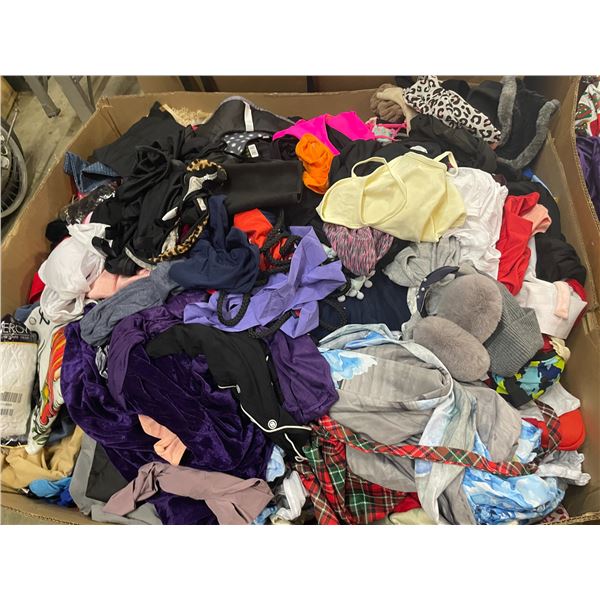 Lot of 1 Entire Pallet of Miscellaneous Clothing/"Softs" Bin - Reseller's Dream Lot! - Brand New!
