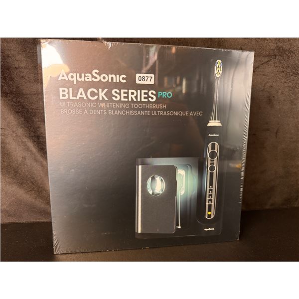Lot of 1 AquaSonic Black Series Pro Electric Toothbrush Set