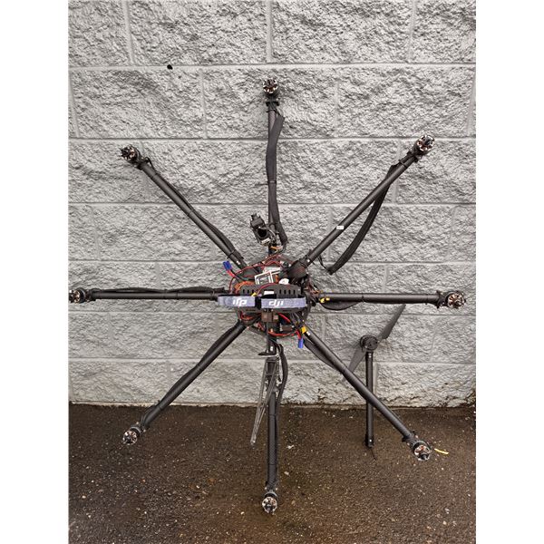 Lot of 1 Custom Built Carbon Fibre DJI Octo-rotor Commercial Heavy Lift Drone