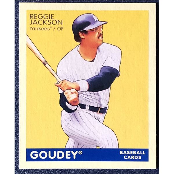 2009 GOUDEY HEADS UP 1933 MINI REGGIE JACKSON (HOF)
