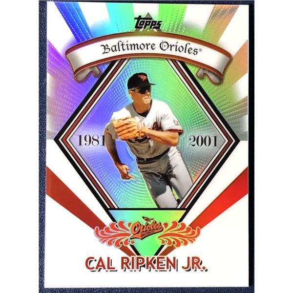 2009 TOPPS WAL-MART PLATINUM CHROME REFRACTOR CAL RIPKEN (HOF)