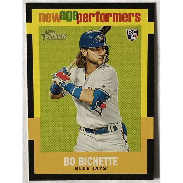 2020 TOPPS HERITAGE BO BICHETTE ROOKIE CARD