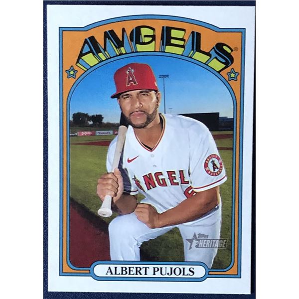 2021 TOPPS HERITAGE Albert Pujols