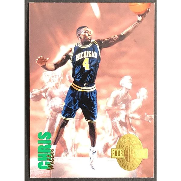 1993 CLASSIC LIMITED PRINT CHRIS WEBBER (HOF) ROOKIE CARD