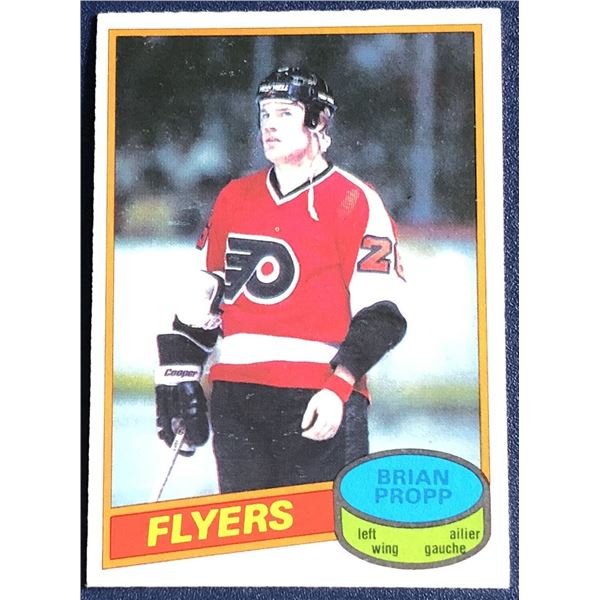 1980-81 O-PEE-CHEE BRIAN PROPP (HOF) ROOKIE CARD