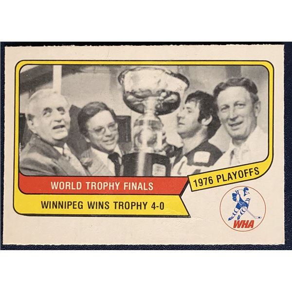 1976-77 O-PEE-CHEE WINNIPEG JETS CHAMPS