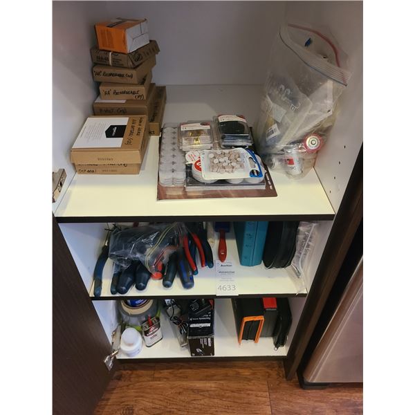 Batteries, Tools, Hardware A