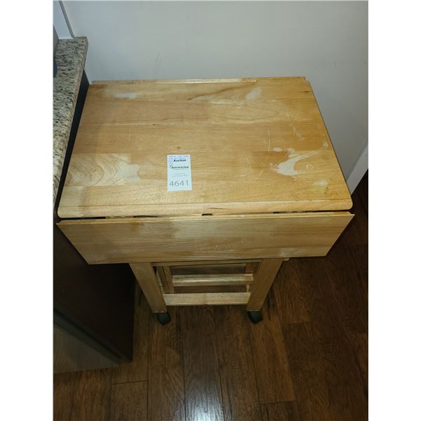 Serving Cart with TV Trays A