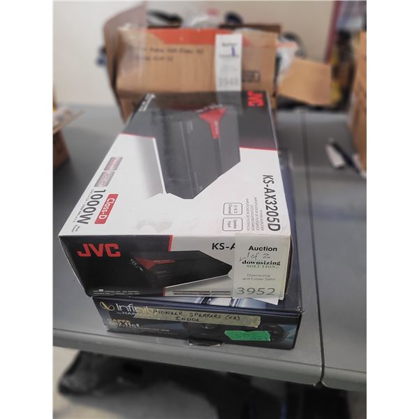 Pioneer speakers JVC amp A