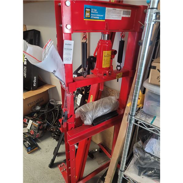 Power fist 12 ton shop press A