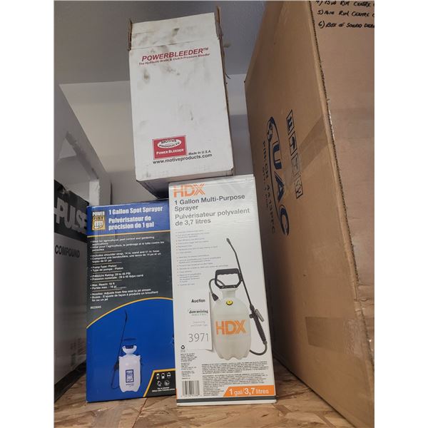 HDX sprayer, and more A