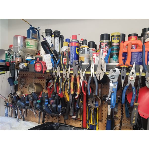 Large lot assorted tools A