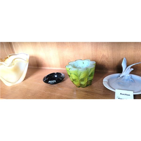 Art glass decor , Ashtray A