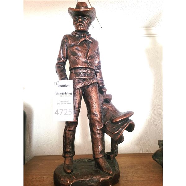 Heavy cowboy statue A
