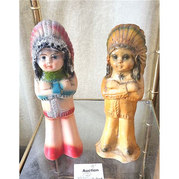Vintage Indigenous Ceramic Figurines c1950's A